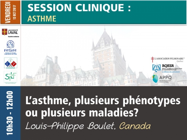 L’asthme, plusieurs phénotypes ou plusieurs maladies?