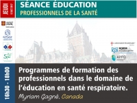 Programmes de formation des professionnels dans le domaine de l’éducation en santé respiratoire